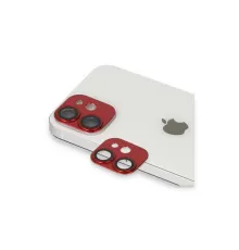 Apple iPhone 11 Pers Alüminyum Kamera Lens - Kırmızı