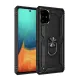 Samsung Galaxy A71 Kılıf Sofya Yüzüklü Silikon Kapak - Siyah