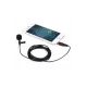3.5mm Jak 1.5 Metre Double Mikrofon - Siyah