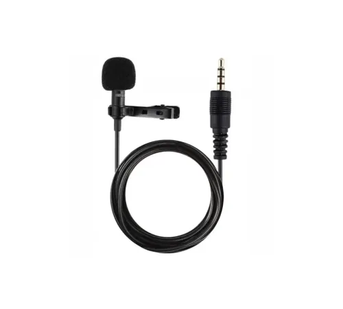 3.5mm Jak 1.5 Metre Double Mikrofon - Siyah