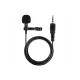 3.5mm Jak 1.5 Metre Double Mikrofon - Siyah