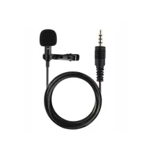 3.5mm Jak 1.5 Metre Double Mikrofon - Siyah