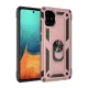 Samsung Galaxy A71 Kılıf Sofya Yüzüklü Silikon Kapak - Rose