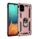 Samsung Galaxy A71 Kılıf Sofya Yüzüklü Silikon Kapak - Rose