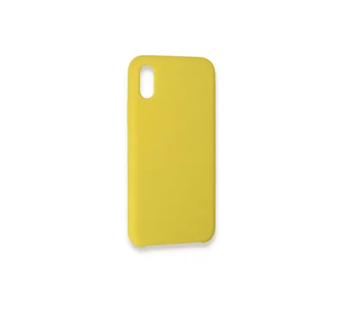 Apple iPhone X Kılıf Lansman Legant Silikon - Sarı