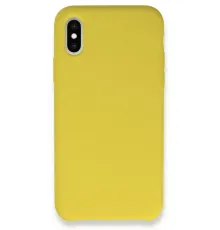 Apple iPhone X Kılıf Lansman Legant Silikon - Sarı