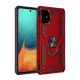 Samsung Galaxy A71 Kılıf Sofya Yüzüklü Silikon Kapak - Kırmızı