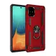Samsung Galaxy A71 Kılıf Sofya Yüzüklü Silikon Kapak - Kırmızı