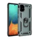 Samsung Galaxy A71 Kılıf Sofya Yüzüklü Silikon Kapak - Yeşil