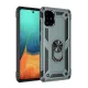 Samsung Galaxy A71 Kılıf Sofya Yüzüklü Silikon Kapak - Yeşil