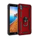 Xiaomi Redmi 7A Kılıf Sofya Yüzüklü Silikon Kapak - Kırmızı