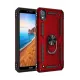 Xiaomi Redmi 7A Kılıf Sofya Yüzüklü Silikon Kapak - Kırmızı