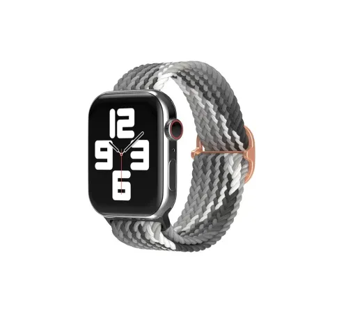 Apple Watch 38mm Star Kordon - Gri-Siyah