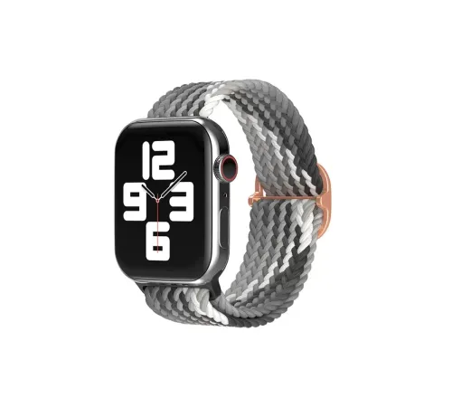 Apple Watch 38mm Star Kordon - Gri-Siyah