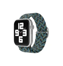 Apple Watch 38mm Star Kordon - Zigzag Mavi-Yeşil