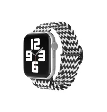 Apple Watch 38mm Star Kordon - Zigzag Siyah-Beyaz