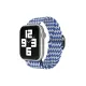 Apple Watch 38mm Star Kordon - Zigzag Beyaz-Mavi