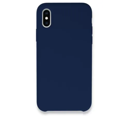 Apple iPhone XS Max Kılıf Lansman Legant Silikon - Lacivert
