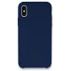 Apple iPhone XS Max Kılıf Lansman Legant Silikon - Lacivert