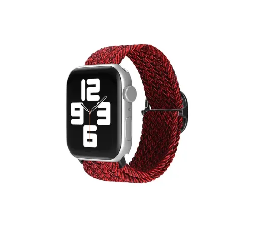 Apple Watch 38mm Star Kordon - Siyah-Bordo