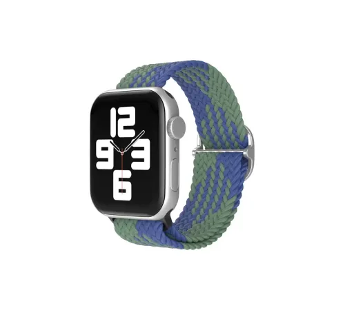 Apple Watch 38mm Star Kordon - Yeşil-Lacivert