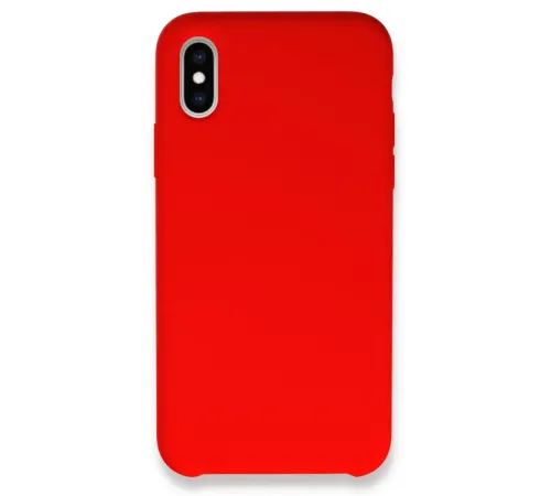 Apple iPhone XS Max Kılıf Lansman Legant Silikon - Kırmızı