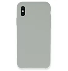 Apple iPhone XS Max Kılıf Lansman Legant Silikon - Açık Gri