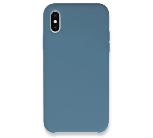 Apple iPhone XS Max Kılıf Lansman Legant Silikon - Açık Mavi