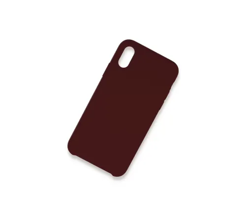 Apple iPhone XS Max Kılıf Lansman Legant Silikon - Bordo