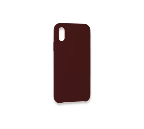 Apple iPhone XS Max Kılıf Lansman Legant Silikon - Bordo