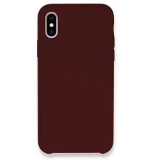 Apple iPhone XS Max Kılıf Lansman Legant Silikon - Bordo