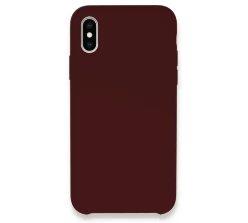 Apple iPhone XS Max Kılıf Lansman Legant Silikon - Bordo