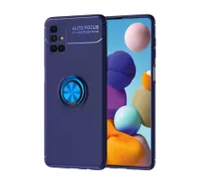 Samsung Galaxy M51 Kılıf Range Yüzüklü Silikon - Mavi