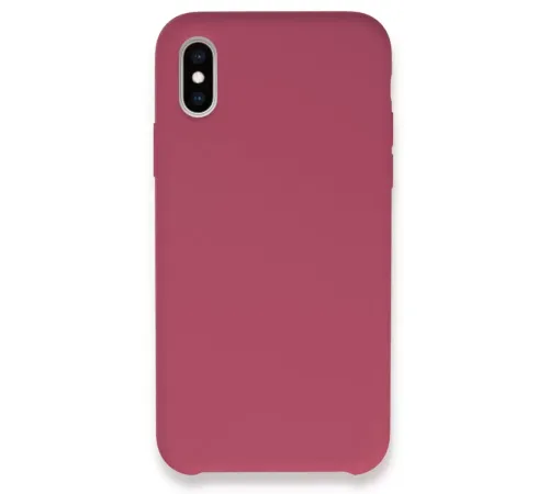 Apple iPhone XS Max Kılıf Lansman Legant Silikon - Fuşya