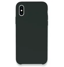 Apple iPhone XS Max Kılıf Lansman Legant Silikon - Koyu Yeşil