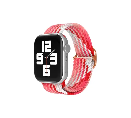 Apple Watch 42mm Star Kordon - Pembe-Kırmızı