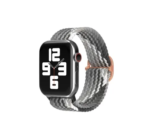 Apple Watch 42mm Star Kordon - Gri-Siyah
