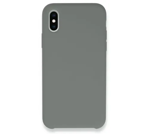 Apple iPhone XS Max Kılıf Lansman Legant Silikon - Gri