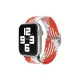 Apple Watch 42mm Star Kordon - Beyaz-Kırmızı