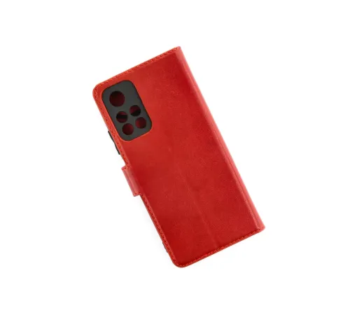 Xiaomi Redmi Note 11T Kılıf Trend S Plus Kapaklı Kılıf - Kırmızı