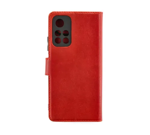 Xiaomi Redmi Note 11T Kılıf Trend S Plus Kapaklı Kılıf - Kırmızı