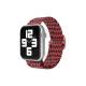Apple Watch 42mm Star Kordon - Zigzag Kırmızı-Siyah