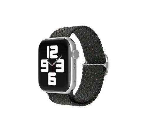Apple Watch 42mm Star Kordon - Benekli Siyah