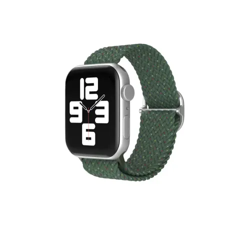 Apple Watch 42mm Star Kordon - Benekli Koyu Yeşil