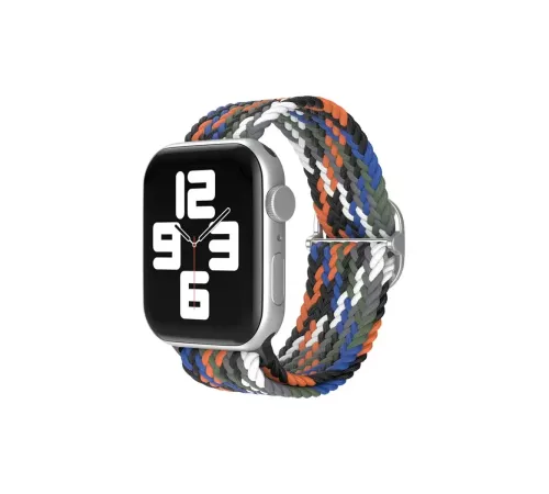 Apple Watch 42mm Star Kordon - Gri-Turuncu