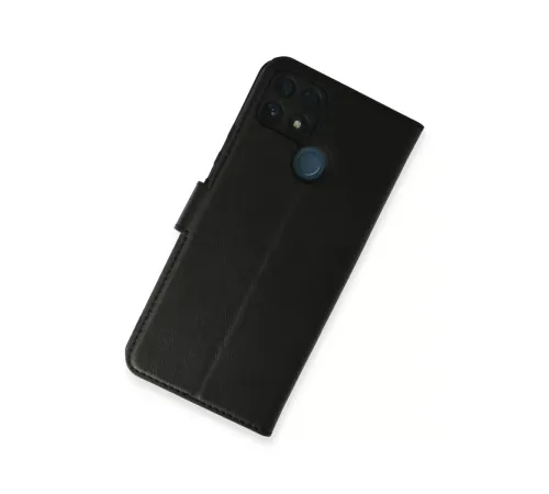 Realme C25 Kılıf Trend S Plus Kapaklı Kılıf - Siyah