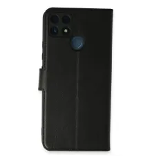 Realme C25 Kılıf Trend S Plus Kapaklı Kılıf - Siyah