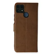 Realme C25 Kılıf Trend S Plus Kapaklı Kılıf - Taba