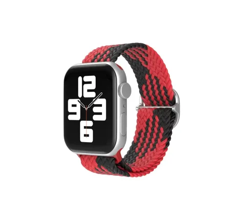 Watch 20mm Star Kordon - Kırmızı-Siyah