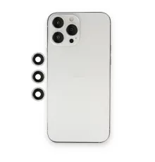 Apple iPhone 12 Pro Shine Kamera Lens - Gümüş